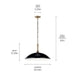 Delarosa One Light Pendant-Pendants-Kichler-Lighting Design Store