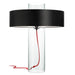 Sonneman - 4755.87K - One Light Table Lamp - Level - Clear Glass