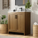 Finnley Bathroom Vanity Walnut Brown-Plumbing-Elegant Lighting-Lighting Design Store