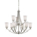 ELK Home - TK0012117 - Nine Light Chandelier - Wright - Matte Nickel