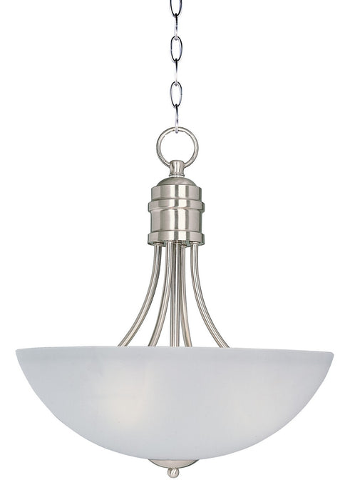 Maxim - 10044FTSN - Three Light Pendant - Logan - Satin Nickel