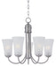 Maxim - 10045FTSN - Five Light Chandelier - Logan - Satin Nickel