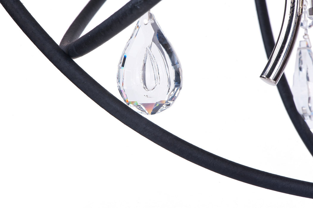 Maxim - 25142ARPN - Four Light Pendant - Orbit - Anthracite / Polished Nickel