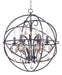 Maxim - 25144OI - Six Light Pendant - Orbit - Oil Rubbed Bronze