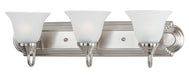 Maxim - 8013FTSN - Three Light Bath Vanity - Essentials - 801x - Satin Nickel
