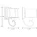 Progress Lighting - P2041-09 - One Light Bath - Invite - Brushed Nickel