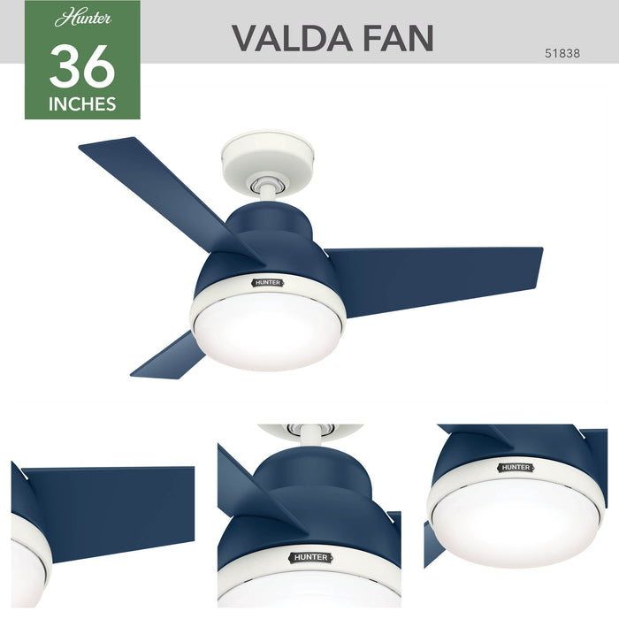 Valda 36" Ceiling Fan-Fans-Hunter-Lighting Design Store