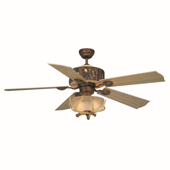 Vaxcel - FN52265WP - 52 Inch Ceiling Fan - Log Cabin - Weathered Patina