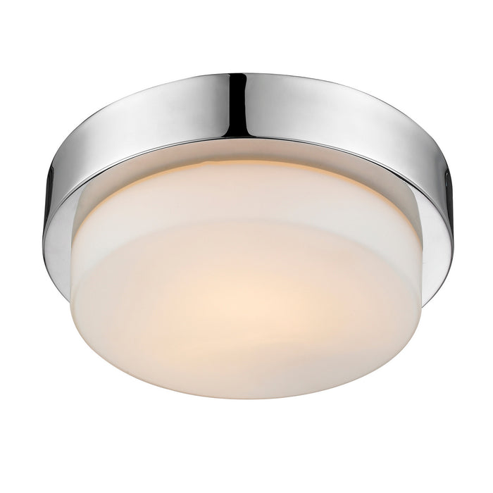 Golden - 1270-09 CH - One Light Flush Mount - Morgon - Chrome