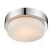 Golden - 1270-09 CH - One Light Flush Mount - Morgon - Chrome