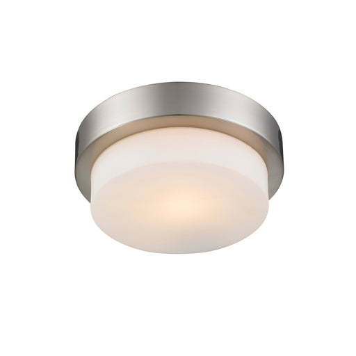 Morgon One Light Flush Mount Pewter
