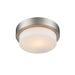 Golden - 1270-09 PW - One Light Flush Mount - Morgon - Pewter