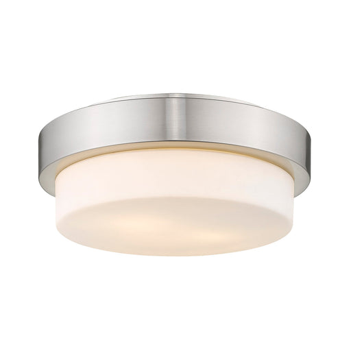 Morgon Two Light Flush Mount Pewter