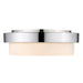 Golden - 1270-13 CH - Two Light Flush Mount - Morgon - Chrome