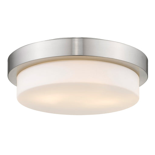 Morgon Two Light Flush Mount Pewter