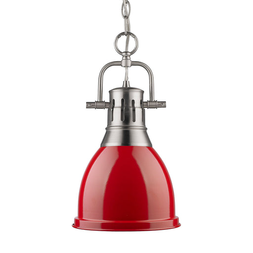 Duncan One Light Pendant Pewter