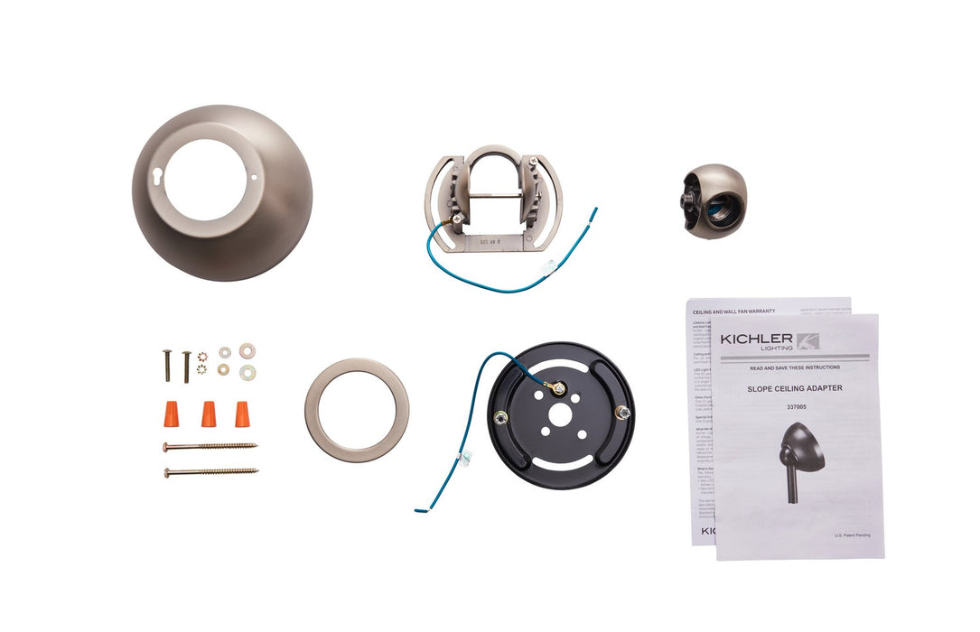 Kichler - 337005AP - Slope Adapter - Accessory - Antique Pewter