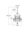 ELK Home - 19103/4 - Four Light Chandelier - Mariana - Silver