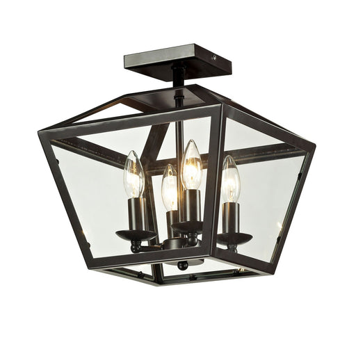 Alanna Four Light Semi Flush Mount