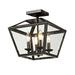 ELK Home - 31506/4 - Four Light Semi Flush Mount - Alanna - Oil Rubbed Bronze