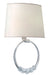 Crystorama - 8001-PN - Two Light Wall Sconce - Mirage - Polished Nickel