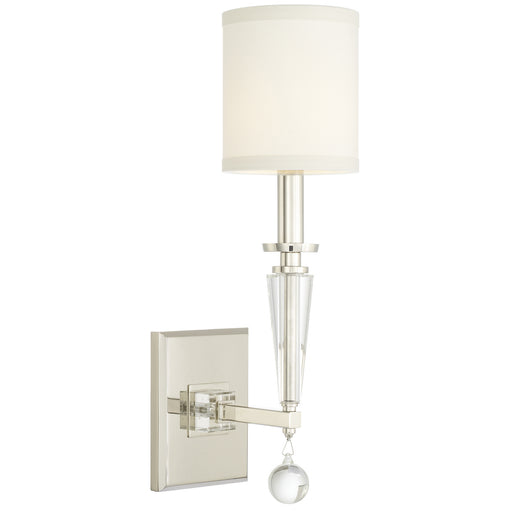 Paxton One Light Wall Sconce Polished Nickel