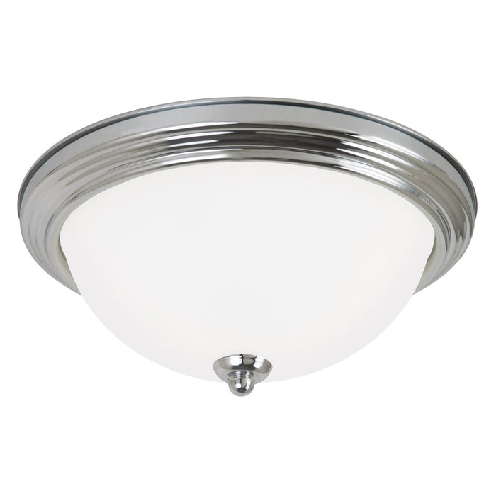 Generation Lighting - 77064-05 - Two Light Flush Mount - Geary - Chrome