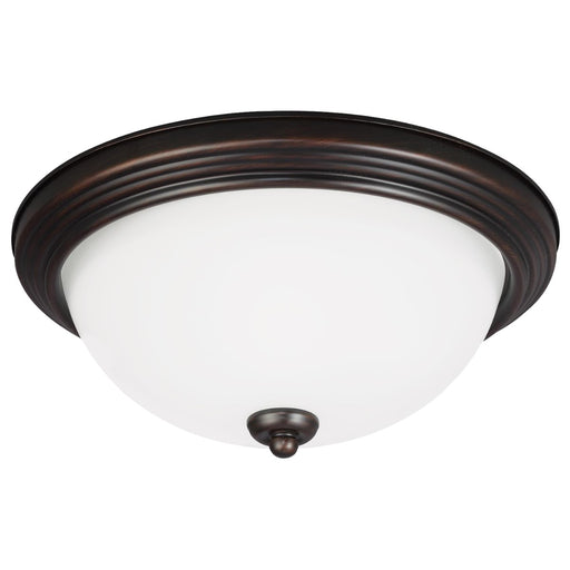 Generation Lighting - 77265-710 - Three Light Flush Mount - Geary - Bronze