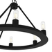 Saddlewood Chandelier-Mid. Chandeliers-Hunter-Lighting Design Store