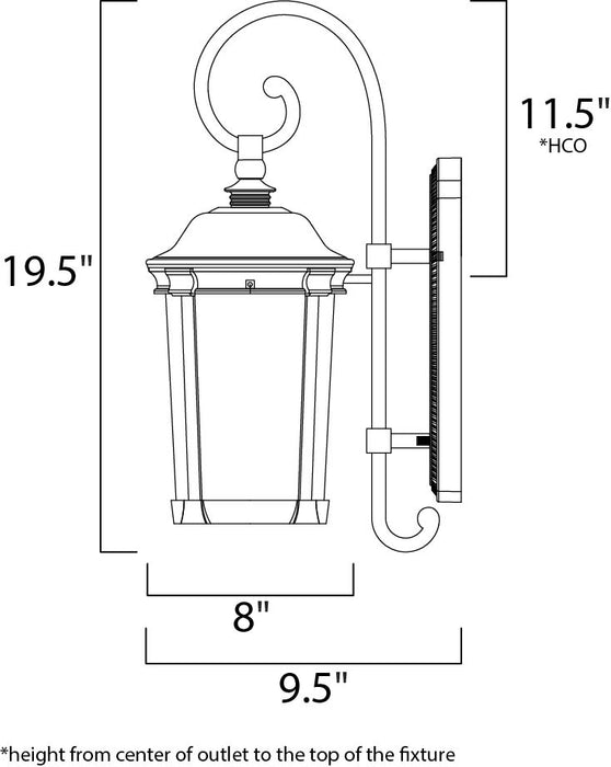 LED Outdoor Wall Sconce-Exterior-Maxim-Lighting Design Store