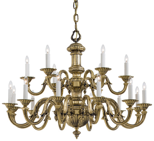 Metropolitan Family 18 Light Chandelier Classic Brass