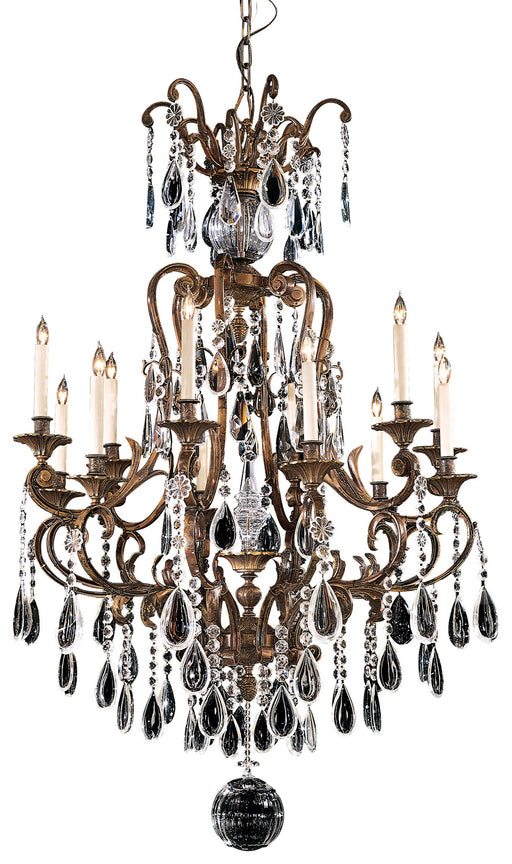 Metropolitan - N950115 - 12 Light Chandelier - Vintage - Oxidized Brass