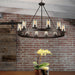 Artcraft - AC10002 - 12 Light Chandelier - Menlo Park - Oil Rubbed Bronze