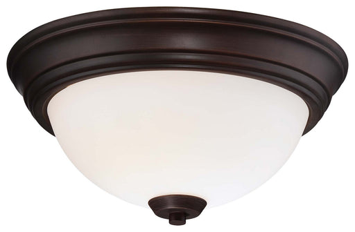 Overland Park Two Light Flush Mount Vintage Bronze