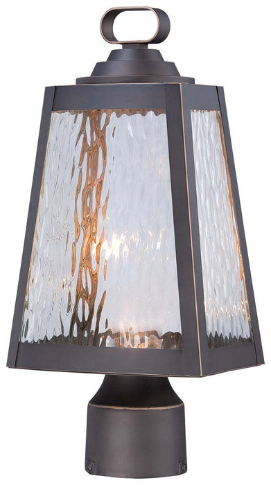 Minka-Lavery - 73106-143C-L - LED Outdoor Post Mount - Talera - Oil Rubbed Bronze w/Gold Highlights