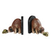 ELK Home - 93-19337/S2 - Bookends - Hatching Turtle - Brown