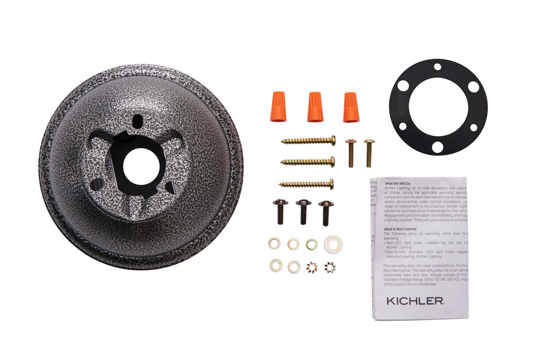 Kichler - 337008WSP - Flush Mount Kit - Accessory - Weathered Steel Powder Coat