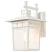 Nuvo Lighting - 60-4957 - One Light Wall Lantern - Cove Neck - White / Clear Seeded