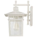 Nuvo Lighting - 60-4957 - One Light Wall Lantern - Cove Neck - White / Clear Seeded