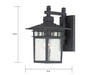 Nuvo Lighting - 60-4959 - One Light Wall Lantern - Cove Neck - Textured Black