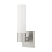 Livex Lighting - 10101-91 - One Light Wall Sconce - Aero - Brushed Nickel