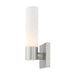 Livex Lighting - 10101-91 - One Light Wall Sconce - Aero - Brushed Nickel