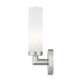 Livex Lighting - 10103-91 - One Light Wall Sconce - Aero - Brushed Nickel