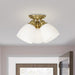Livex Lighting - 13664-01 - Three Light Ceiling Mount - Somerville - Antique Brass