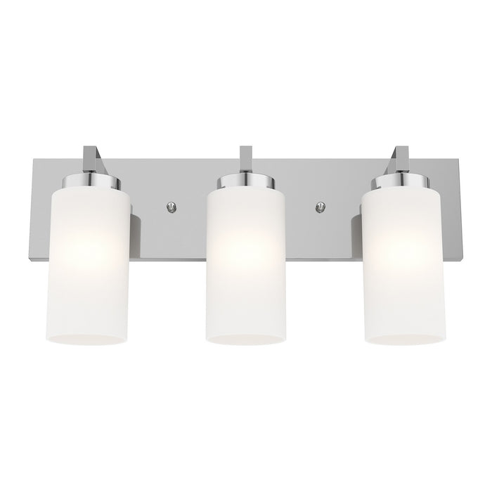 Livex Lighting - 16373-05 - Three Light Bath Vanity - West Lake - Polished Chrome