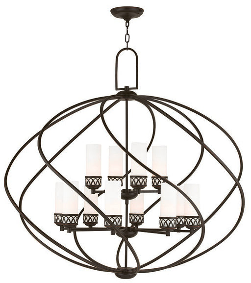 Livex Lighting - 47199-67 - 12 Light Foyer Chandelier - Westfield - Hand Applied Olde Bronze