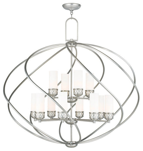 Westfield 12 Light Foyer Chandelier Brushed Nickel
