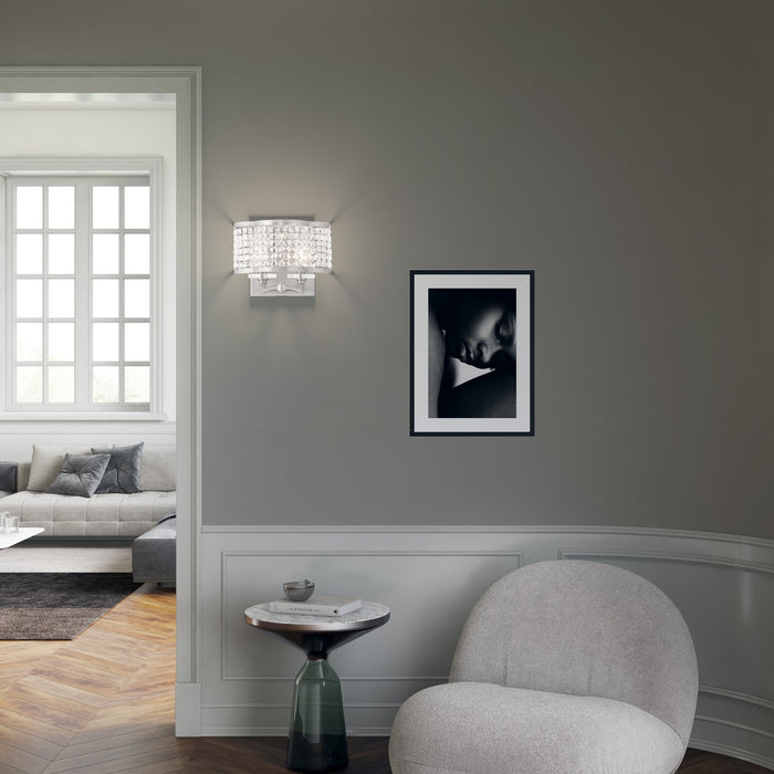 Livex Lighting - 50568-91 - Two Light Wall Sconce - Grammercy - Brushed Nickel