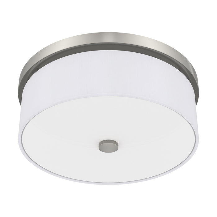 Livex Lighting - 50864-91 - Three Light Ceiling Mount - Meridian - Brushed Nickel