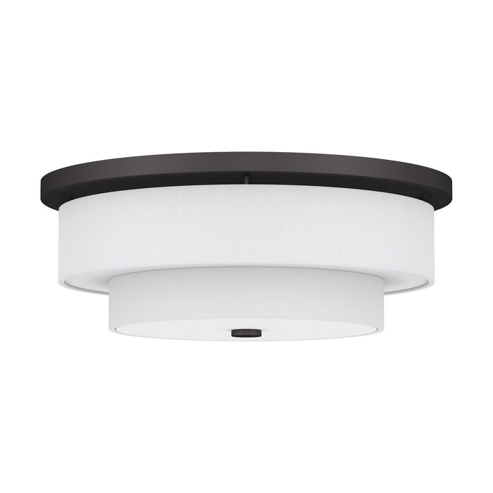 Livex Lighting - 50866-07 - Four Light Ceiling Mount - Meridian - Bronze